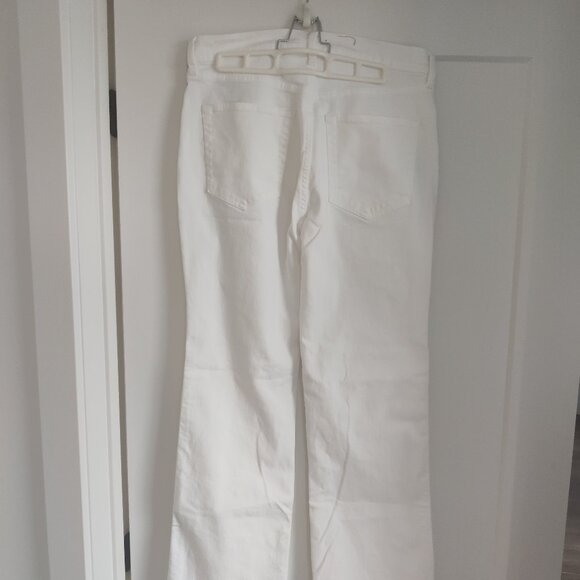 *LIKE NEW* GAP High Rise Vintage Flare White Denim Jeans Size 30 / 10R - Picture 5 of 6
